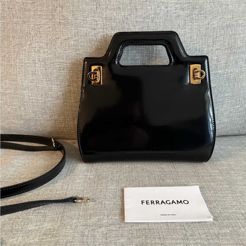 Ferragamo Wanda Mini in Black